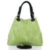 GEANȚĂ DIN PIELE shopper bag Vittoria Gotti verde deschis V692754jziel2